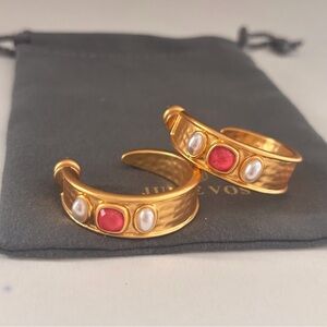 NWOT Julie Vos Savory Statement Hoop Earring